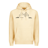 Pina Colada pittsburgh skyline city Premium Hoodie - artisFamous