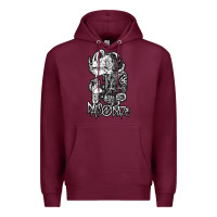 Burgundy days n daze Premium Hoodie - artisFamous