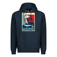 Navy boba fett for president Premium Hoodie - artisFamous