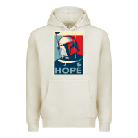 Oatmeal Heather boba fett for president Premium Hoodie - artisFamous