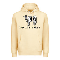 Pina Colada i'd tip that funny cow tipping design Premium Hoodie - artisFamous