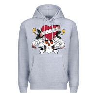 Heather Grey Funny Ed Hardy Sarcasme Saying New Premium Hoodie - artisFamous