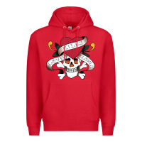 Red Funny Ed Hardy Sarcasme Saying New Premium Hoodie - artisFamous