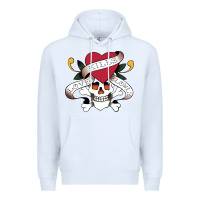 White Funny Ed Hardy Sarcasme Saying New Premium Hoodie - artisFamous