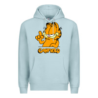Blue Mist Funny Garfild new vector design Premium Hoodie - artisFamous