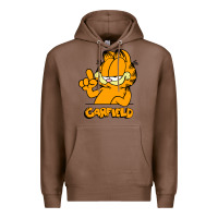 Chestnut Funny Garfild new vector design Premium Hoodie - artisFamous