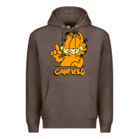 Coffee Funny Garfild new vector design Premium Hoodie - artisFamous