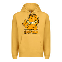Mustard Funny Garfild new vector design Premium Hoodie - artisFamous