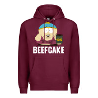 Burgundy New Park Beefcake Premium Hoodie - artisFamous