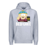 Heather Grey New Park Beefcake Premium Hoodie - artisFamous