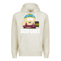 Oatmeal Heather New Park Beefcake Premium Hoodie - artisFamous