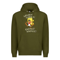 Army Green Funny Speedy Arriba arriba New Premium Hoodie - artisFamous