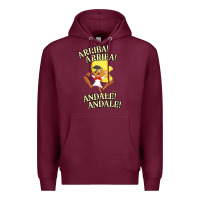 Burgundy Funny Speedy Arriba arriba New Premium Hoodie - artisFamous