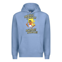 Colony Blue Funny Speedy Arriba arriba New Premium Hoodie - artisFamous