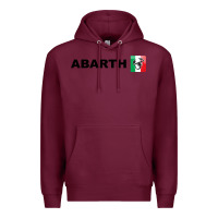 Burgundy abarth italy merch Premium Hoodie - artisFamous