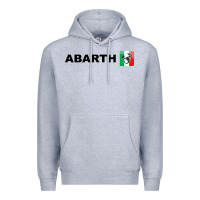 Heather Grey abarth italy merch Premium Hoodie - artisFamous