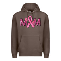 Coffee cancer ribbon mom Premium Hoodie - RanaPortraitStore