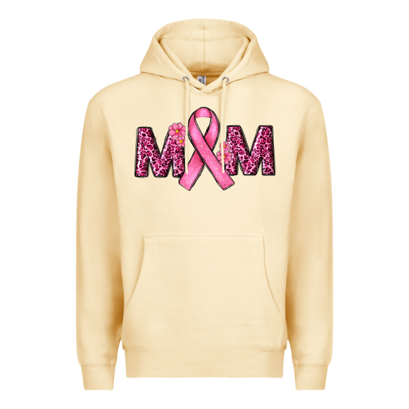 Cancer Ribbon Mom Premium Hoodie by RanaPortraitStore | Teevron