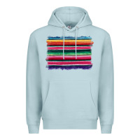 Blue Mist serape Premium Hoodie - BarkalooDesign