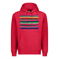 Cardinal serape Premium Hoodie - BarkalooDesign