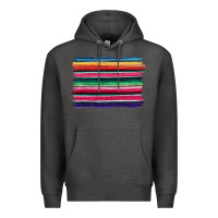 Charcoal Heather serape Premium Hoodie - BarkalooDesign