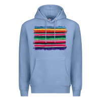 Colony Blue serape Premium Hoodie - BarkalooDesign
