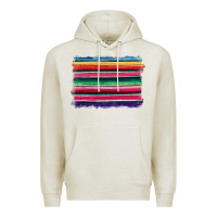 Oatmeal Heather serape Premium Hoodie - BarkalooDesign