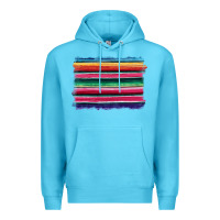 Ocean Blue serape Premium Hoodie - BarkalooDesign