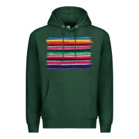 Sports Green serape Premium Hoodie - BarkalooDesign