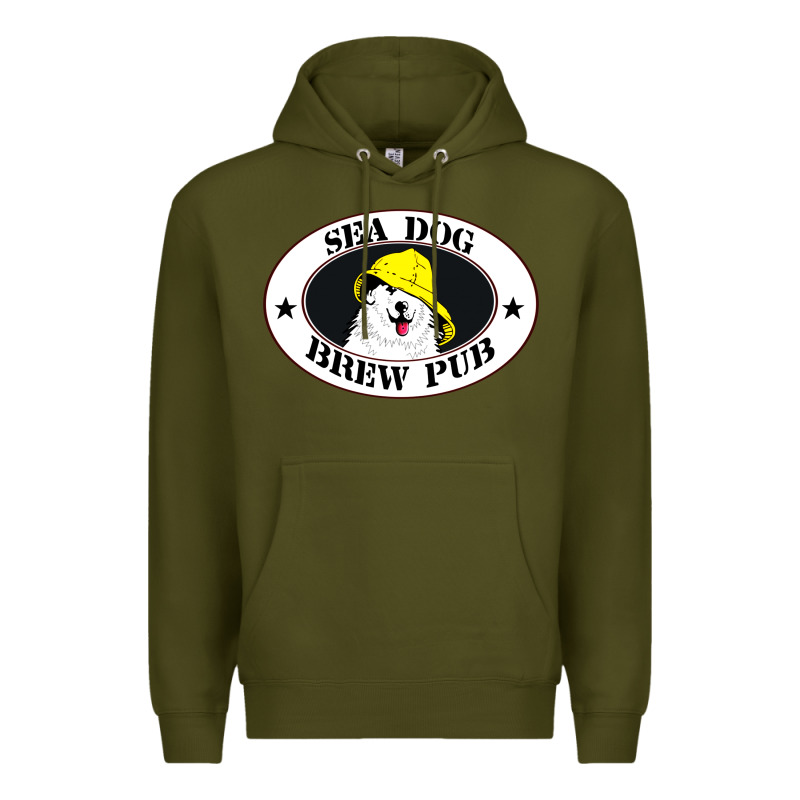 Sea Dog Brew Pub Premium Hoodie by artisFamous | Teevron