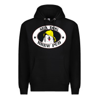 Black sea dog brew pub Premium Hoodie - artisFamous