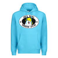 Ocean Blue sea dog brew pub Premium Hoodie - artisFamous