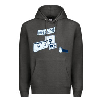 Charcoal Heather analog retirement Premium Hoodie - artisFamous