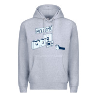 Heather Grey analog retirement Premium Hoodie - artisFamous