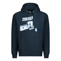 Navy analog retirement Premium Hoodie - artisFamous