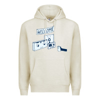 Oatmeal Heather analog retirement Premium Hoodie - artisFamous