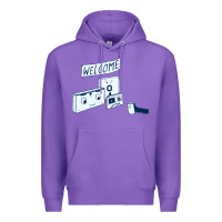 Purple analog retirement Premium Hoodie - artisFamous