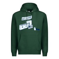 Sports Green analog retirement Premium Hoodie - artisFamous