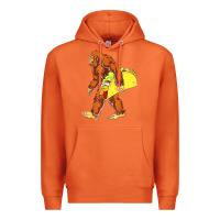 Carrot bigfoot carrying taco Premium Hoodie - artisFamous