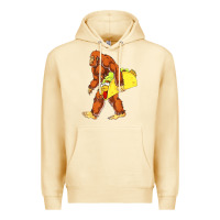 Pina Colada bigfoot carrying taco Premium Hoodie - artisFamous