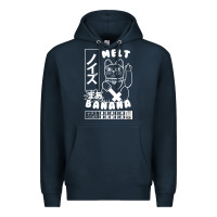 Navy melt banana classic Premium Hoodie - artisFamous