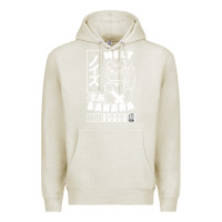 Oatmeal Heather melt banana classic Premium Hoodie - artisFamous