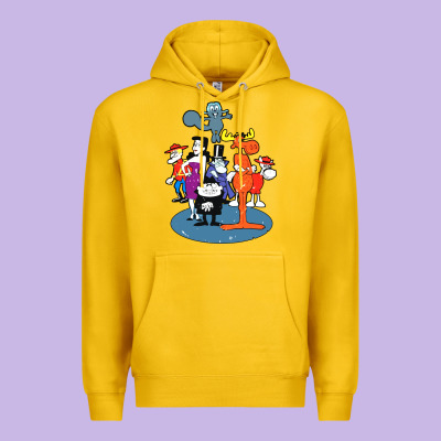 Rocky & Bullwinkle And Friends Premium Hoodie Designed By Artisfamous