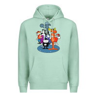 Seafoam rocky & bullwinkle and friends Premium Hoodie - artisFamous