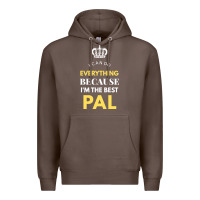 Coffee i'm the best pal Premium Hoodie - artisFamous