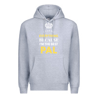 Heather Grey i'm the best pal Premium Hoodie - artisFamous