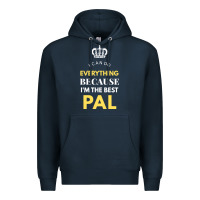 Navy i'm the best pal Premium Hoodie - artisFamous