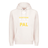 Pale Pink i'm the best pal Premium Hoodie - artisFamous