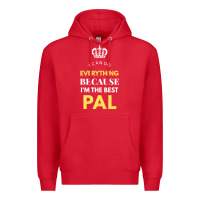 Red i'm the best pal Premium Hoodie - artisFamous