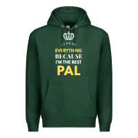 Sports Green i'm the best pal Premium Hoodie - artisFamous